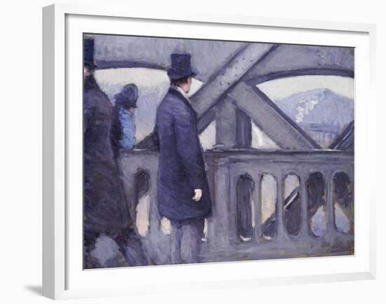 Le Pont De L'Europe, 1876-Gustave Caillebotte-Framed Giclee Print