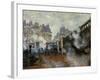 Le Pont De L'Europe, Gare Saint-Lazare, 1877-Claude Monet-Framed Giclee Print