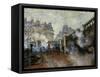 Le Pont De L'Europe, Gare Saint-Lazare, 1877-Claude Monet-Framed Stretched Canvas