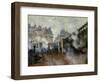 Le Pont De L'Europe, Gare Saint-Lazare, 1877-Claude Monet-Framed Giclee Print