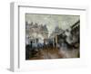 Le Pont De L'Europe, Gare Saint-Lazare, 1877-Claude Monet-Framed Giclee Print