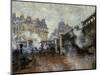 Le Pont De L'Europe, Gare Saint-Lazare, 1877-Claude Monet-Mounted Giclee Print