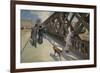 Le Pont de l'Europe, Paris, 1876 Oil on canvas 125 x 180 cm.-Gustave Caillebotte-Framed Giclee Print