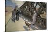 Le Pont de l'Europe, Paris, 1876 Oil on canvas 125 x 180 cm.-Gustave Caillebotte-Stretched Canvas