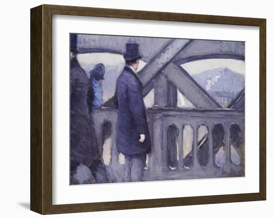 Le Pont De L'Europe-Gustave Caillebotte-Framed Giclee Print