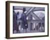 Le Pont De L'Europe-Gustave Caillebotte-Framed Giclee Print