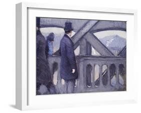 Le Pont De L'Europe-Gustave Caillebotte-Framed Giclee Print