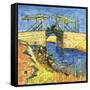 Le Pont De Langlois a Arles, 1888-Vincent van Gogh-Framed Stretched Canvas