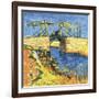 Le Pont De Langlois a Arles, 1888-Vincent van Gogh-Framed Giclee Print