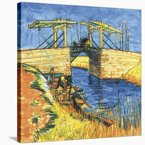 Le Pont De Langlois a Arles, 1888-Vincent van Gogh-Stretched Canvas