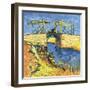 Le Pont De Langlois a Arles, 1888-Vincent van Gogh-Framed Giclee Print