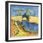 Le Pont De Langlois a Arles, 1888-Vincent van Gogh-Framed Giclee Print