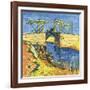 Le Pont De Langlois a Arles, 1888-Vincent van Gogh-Framed Giclee Print