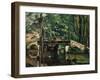 Le Pont De Maincy Pres De Melun 1879-80 (Bridge of Maincy Near Melun)-Paul Cézanne-Framed Giclee Print