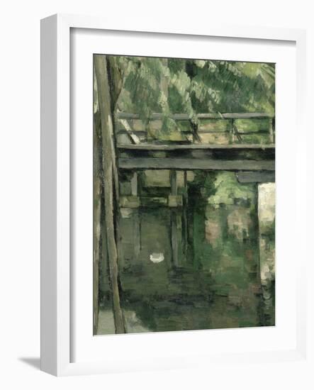 Le Pont de Maincy, près de Melun-Paul Cézanne-Framed Giclee Print