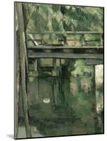 Le Pont de Maincy, près de Melun-Paul Cézanne-Mounted Giclee Print