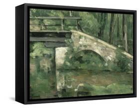 Le Pont de Maincy, près de Melun-Paul Cézanne-Framed Stretched Canvas