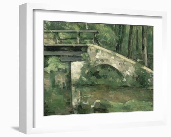 Le Pont de Maincy, près de Melun-Paul Cézanne-Framed Giclee Print