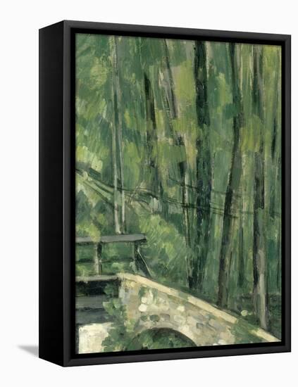 Le Pont de Maincy, près de Melun-Paul Cézanne-Framed Stretched Canvas