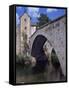 Le Pont-De-Montvert, River Tarn, Cevennes, Lozere, Languedoc-Roussillon, France-David Hughes-Framed Stretched Canvas