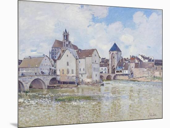 Le Pont De Moret, 1888-Alfred Sisley-Mounted Giclee Print