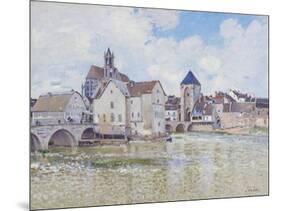 Le Pont De Moret, 1888-Alfred Sisley-Mounted Giclee Print