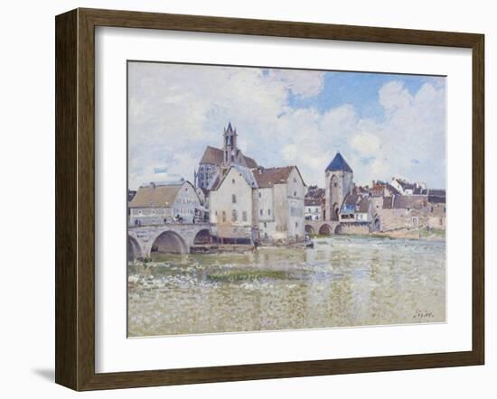 Le Pont De Moret, 1888-Alfred Sisley-Framed Giclee Print