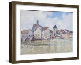 Le Pont De Moret, 1888-Alfred Sisley-Framed Giclee Print