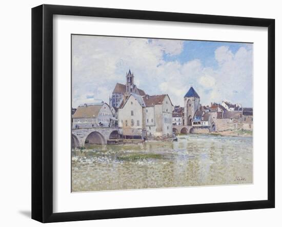 Le Pont De Moret, 1888-Alfred Sisley-Framed Giclee Print