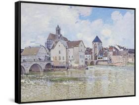 Le Pont De Moret, 1888-Alfred Sisley-Framed Stretched Canvas