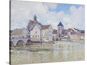 Le Pont De Moret, 1888-Alfred Sisley-Stretched Canvas