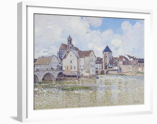 Le Pont De Moret, 1888-Alfred Sisley-Framed Giclee Print