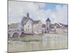 Le Pont De Moret, 1888-Alfred Sisley-Mounted Giclee Print