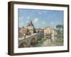 Le Pont de Moret-Alfred Sisley-Framed Giclee Print