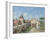 Le Pont de Moret-Alfred Sisley-Framed Giclee Print