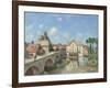 Le Pont de Moret-Alfred Sisley-Framed Giclee Print