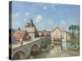 Le Pont de Moret-Alfred Sisley-Stretched Canvas