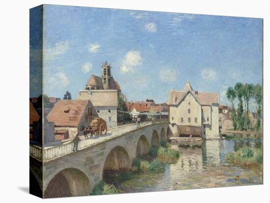 Le Pont de Moret-Alfred Sisley-Stretched Canvas