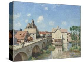 Le Pont de Moret-Alfred Sisley-Stretched Canvas