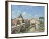 Le Pont de Moret-Alfred Sisley-Framed Giclee Print