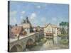 Le Pont de Moret-Alfred Sisley-Stretched Canvas