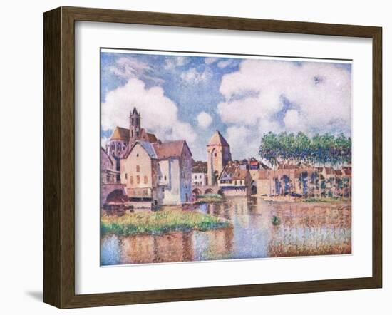 Le Pont De Moret-Alfred Sisley-Framed Giclee Print