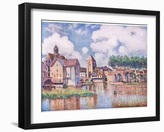 Le Pont De Moret-Alfred Sisley-Framed Giclee Print