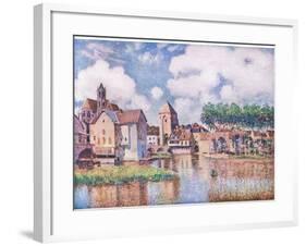 Le Pont De Moret-Alfred Sisley-Framed Giclee Print