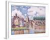 Le Pont De Moret-Alfred Sisley-Framed Giclee Print