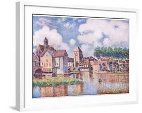 Le Pont De Moret-Alfred Sisley-Framed Giclee Print