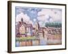 Le Pont De Moret-Alfred Sisley-Framed Giclee Print