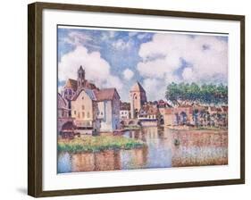 Le Pont De Moret-Alfred Sisley-Framed Giclee Print