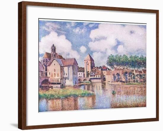 Le Pont De Moret-Alfred Sisley-Framed Giclee Print