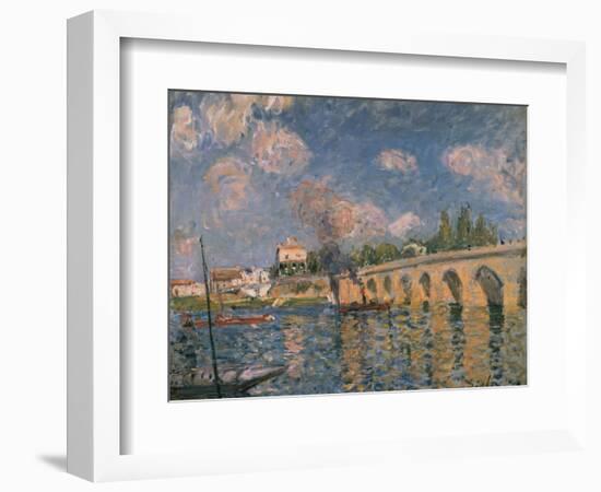 Le Pont de Sevres, 1877 by Alfred Sisley-Alfred Sisley-Framed Giclee Print